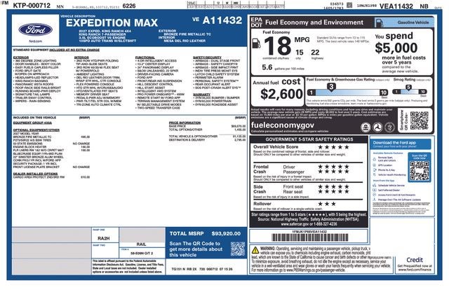 2027 Ford Expedition Max King Ranch