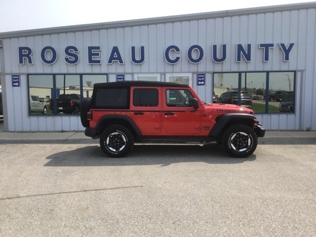 Used 2021 Jeep Wrangler Unlimited Rubicon with VIN 1C4HJXFG1MW581802 for sale in Roseau, Minnesota