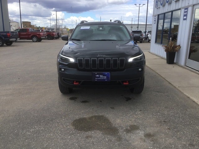 Used 2019 Jeep Cherokee Trailhawk with VIN 1C4PJMBX1KD271853 for sale in Roseau, Minnesota