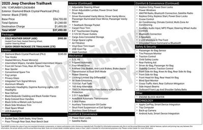 2020 Jeep Cherokee Trailhawk