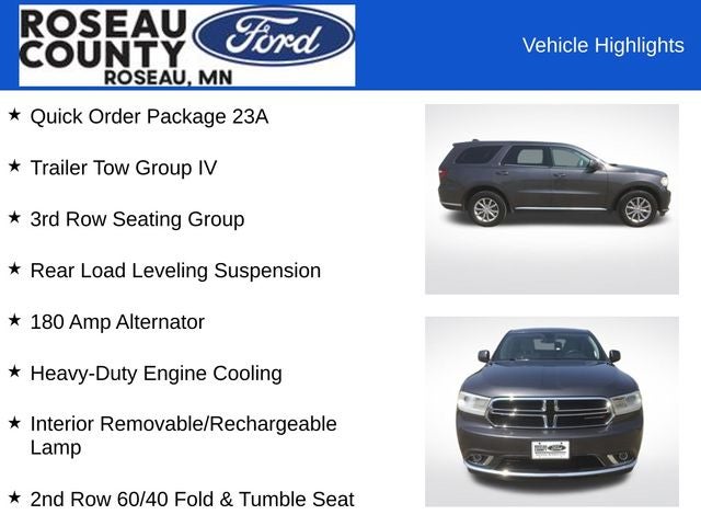 2017 Dodge Durango SXT
