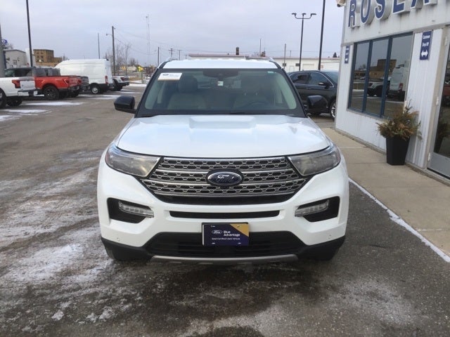 Certified 2022 Ford Explorer Limited with VIN 1FMSK8FHXNGA84353 for sale in Roseau, Minnesota