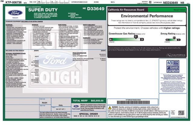 2022 Ford F-350SD King Ranch DRW