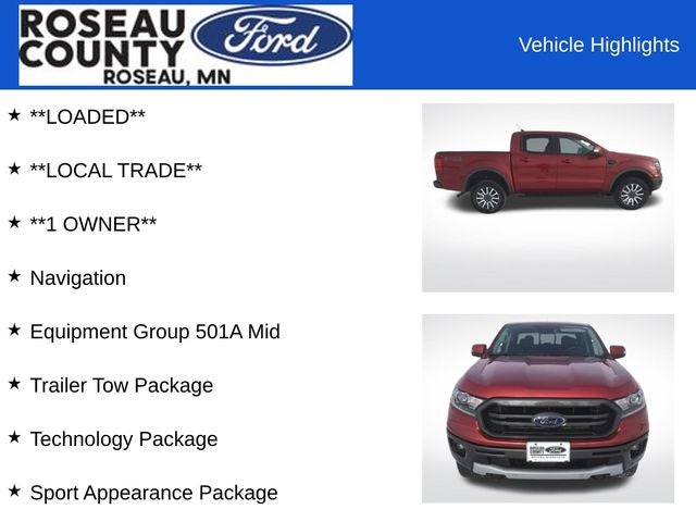 2020 Ford Ranger Lariat