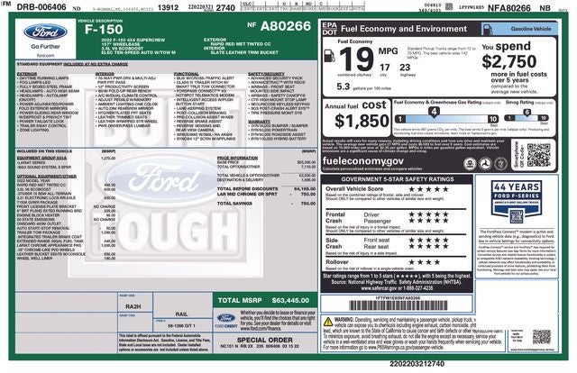 2022 Ford F-150 Lariat