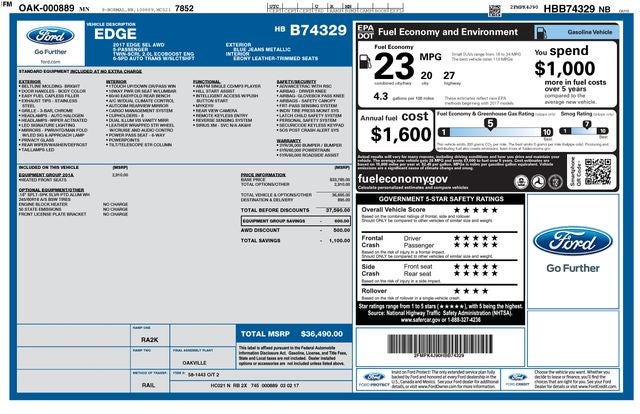 2017 Ford Edge SEL