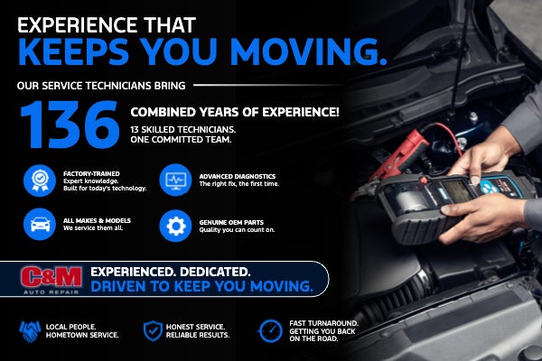 EXPERIENCE THAT, KEEPS YOU MOVING.